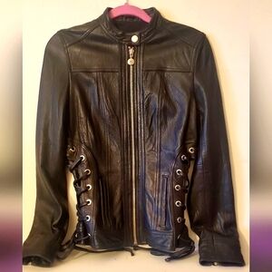 Betsey Johnson Black Leather Jacket